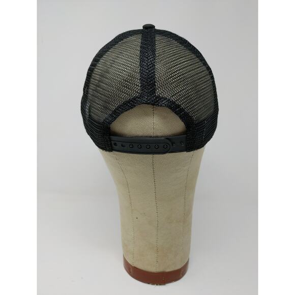 Hard Core Hunter Snapback Mesh Back Hat Embroidered Logo OSFM Black - Picture 6 of 10